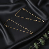 Golden Dew Lab Diamond Multi Station Bracelet in 10k Yellow Gold