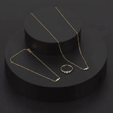 Golden Dew Trio Lab Diamond Bracelet in 10k Gold