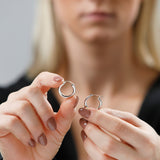 3MM Tube Classic Hoops in 14K Gold
