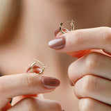 2MM Tube Classic Hoops in 14K Gold