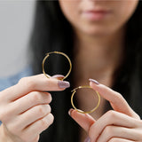 2MM Tube Classic Hoops in 14K Gold