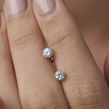 Everyday Cubic Zirconia Studs in 14k Gold