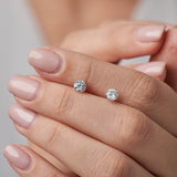 Everyday Cubic Zirconia Studs in 14k Gold