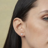 Everyday Cubic Zirconia Studs in 14k Gold