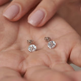 Everyday Cubic Zirconia Studs in 14k Gold