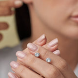 Everyday Cubic Zirconia Studs in 14k Gold