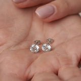 Everyday Cubic Zirconia Studs in 14k Gold