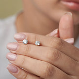 Everyday Cubic Zirconia Studs in 14k Gold