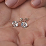 Everyday Cubic Zirconia Studs in 14k Gold