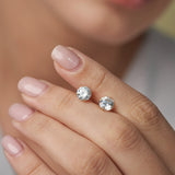 Everyday Cubic Zirconia Studs in 14k Gold