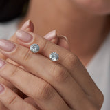 Everyday Cubic Zirconia Studs in 14k Gold