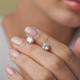 Everyday Cubic Zirconia Studs in 14k Gold