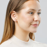 Mini Initial Studs in 14k Gold