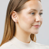 Mini Initial Studs in 14k Gold