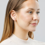 Mini Initial Studs in 14k Gold