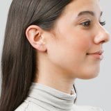 Mini Initial Studs in 14k Gold