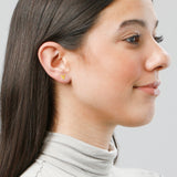 Mini Initial Studs in 14k Gold