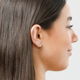 1MM Tube Endless Hoops in 14K Yellow Gold