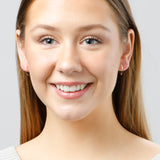 1MM Tube Endless Hoops in 14K Yellow Gold