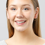 1MM Tube Endless Hoops in 14K Yellow Gold