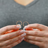 1.5MM Endless Hoops in 14K Yellow Gold