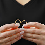 1.5MM Endless Hoops in 14K Yellow Gold