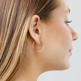 1.5MM Endless Hoops in 14K Yellow Gold