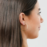 1.5MM Endless Hoops in 14K Yellow Gold