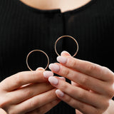 1.5MM Endless Hoops in 14K Yellow Gold