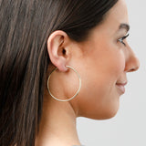 2MM Tube Endless Hoops in 14K Yellow Gold