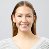2MM Tube Endless Hoops in 14K Yellow Gold