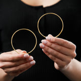 2MM Tube Endless Hoops in 14K Yellow Gold