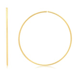 2MM Tube Endless Hoops in 14K Yellow Gold