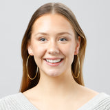 2MM Tube Endless Hoops in 14K Yellow Gold