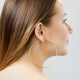 2MM Tube Endless Hoops in 14K Yellow Gold