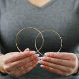 2MM Tube Endless Hoops in 14K Yellow Gold