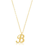 Miniature Initial Necklace in 10k Gold