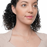 Everyday Solitaire Cubic Zirconia Pendant in 14k Gold