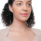 Everyday Solitaire Cubic Zirconia Pendant in 14k Gold