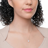 Everyday Solitaire Cubic Zirconia Pendant in 14k Gold