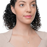 Everyday Solitaire Cubic Zirconia Pendant in 14k Gold