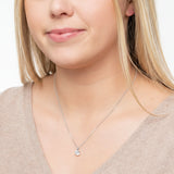 Everyday Solitaire Cubic Zirconia Pendant in 14k Gold