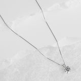 Everyday Solitaire Cubic Zirconia Pendant in 14k Gold