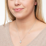 Everyday Solitaire Cubic Zirconia Pendant in 14k Gold