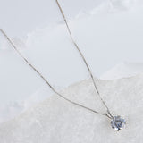 Everyday Solitaire Cubic Zirconia Pendant in 14k Gold