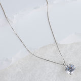 Everyday Solitaire Cubic Zirconia Pendant in 14k Gold