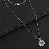 Everyday Solitaire Cubic Zirconia Pendant in 14k Gold