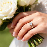 2 Carat Solitaire Simulated Diamond Ring in 14k Gold
