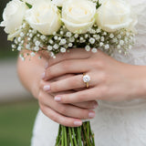 2 Carat Solitaire Simulated Diamond Ring in 14k Gold