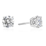 Everyday Solitaire Lab Diamond Studs in 14k Gold, IGI Certified